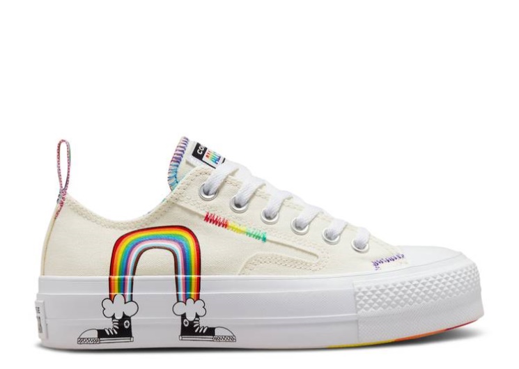 Converse Chuck Taylor All Star Lift Platform Low - Pride