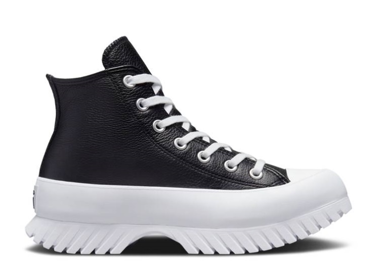 Converse Chuck Taylor All Star Lugged 20 Leather High - Black White