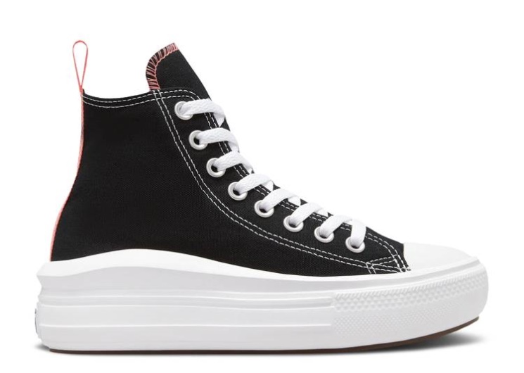Converse Chuck Taylor All Star Move High Gs - Black Pink Salt