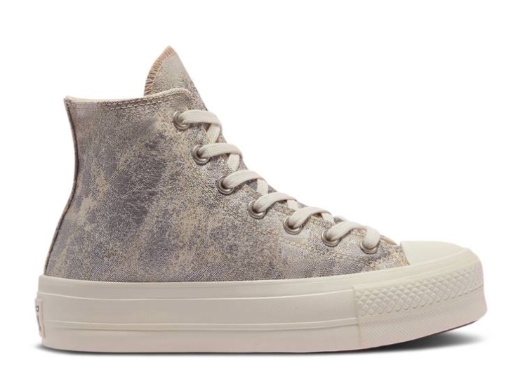 Converse Chuck Taylor All Star Platform High - Metallic Camo Silver/Egret