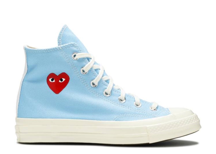 Converse Comme Des Garçons Play X Chuck 70 High - Bright Blue