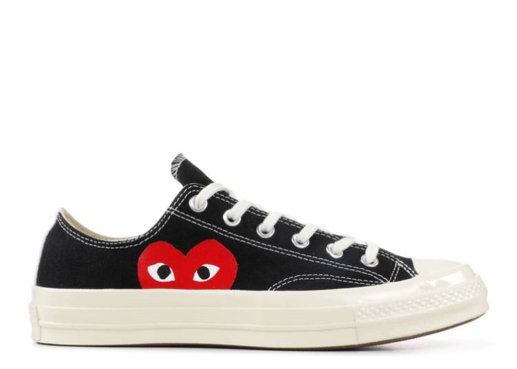 Converse Comme Des Garçons Play X Chuck 70 Low - Black White