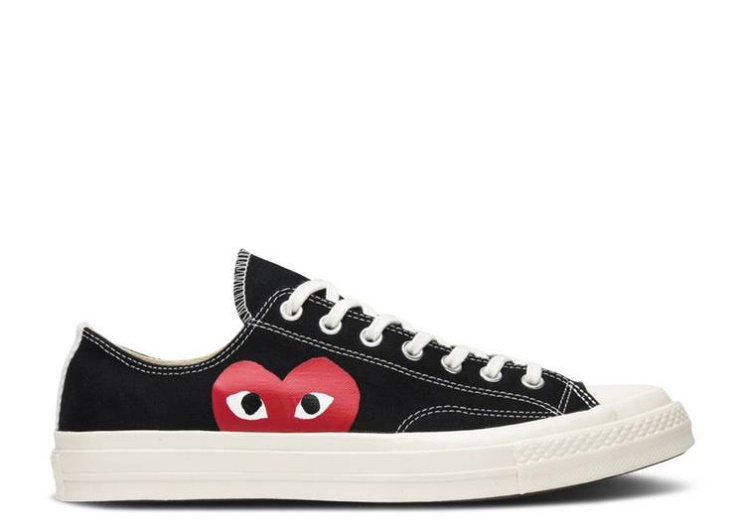 Converse Comme Des Garçons Play X Chuck 70 Low - Black White Sample