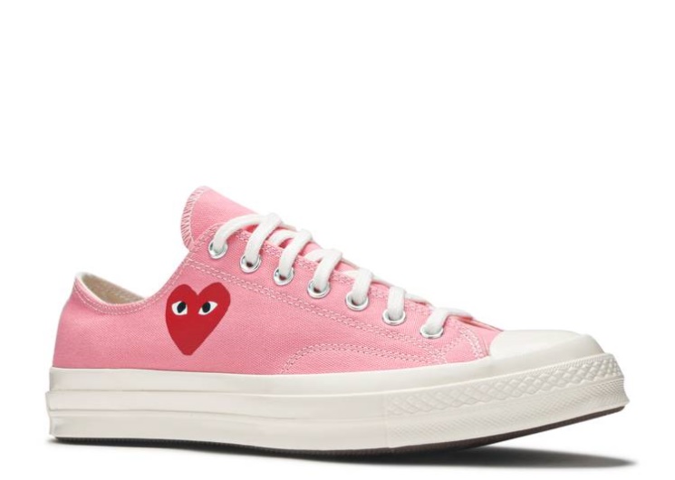 Converse Comme Des Garçons Play X Chuck 70 Low - Bright Pink