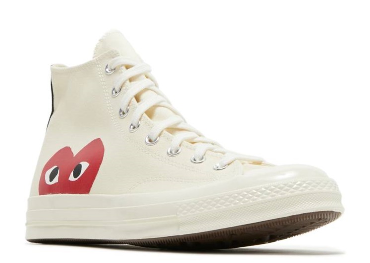 Converse Comme Des Garçons X Chuck Taylor All Star Hi - Milk