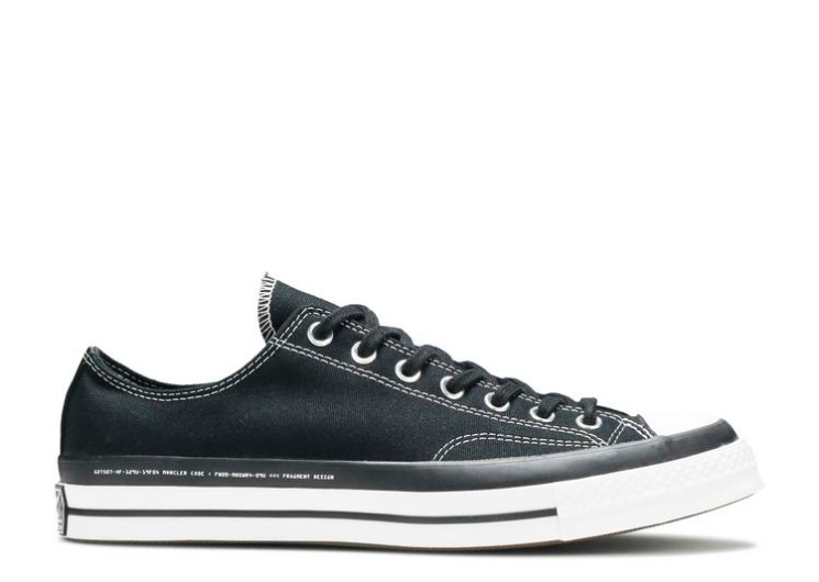 Converse Fragment Design X Moncler X Chuck 70 Low Black/White