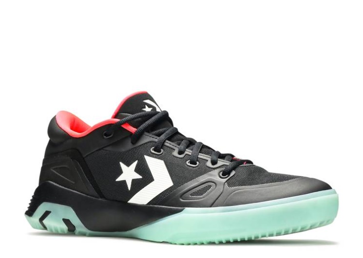 Converse G4 Low - Solstice Collection Black/Solar Red/Fresh Mint