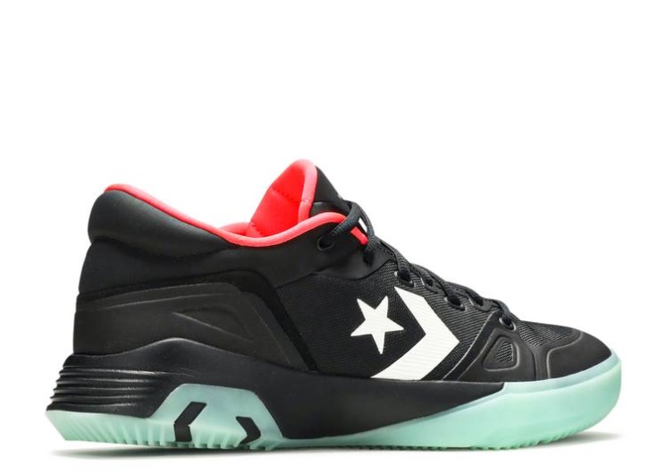 Converse G4 Low - Solstice Collection Black/Solar Red/Fresh Mint