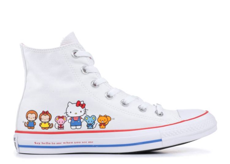 Converse Hello Kitty X Chuck Taylor All Star Canvas Hi - White