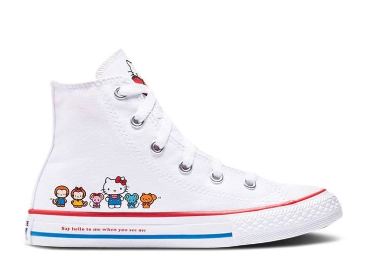 Converse Hello Kitty X Chuck Taylor All Star High Gs - White