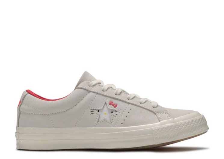Converse Hello Kitty X One Star Suede Low Top - White