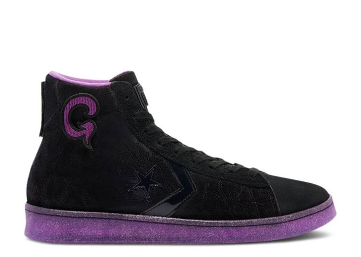Converse Joe Freshgoods X Pro Leather High - Black Purple