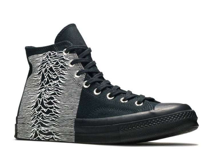 Converse Joy Division X Pleasures X Chuck 70 High - Black White