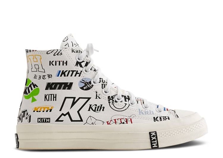 Converse Kith X Chuck 70 High - 10Th Anniversary White/Multi/Egret