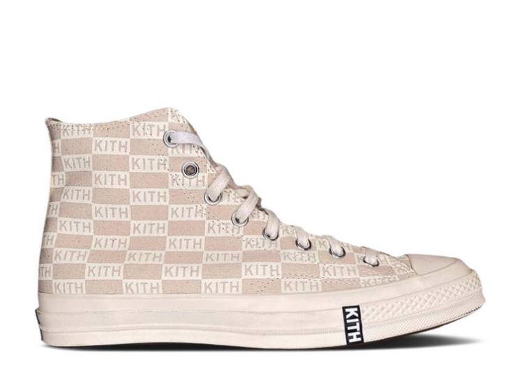 Converse Kith X Chuck 70 High - Natural Monogram