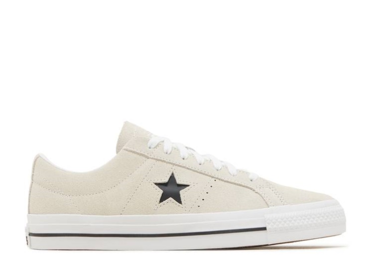 Converse One Star Pro Suede Low - Egret White