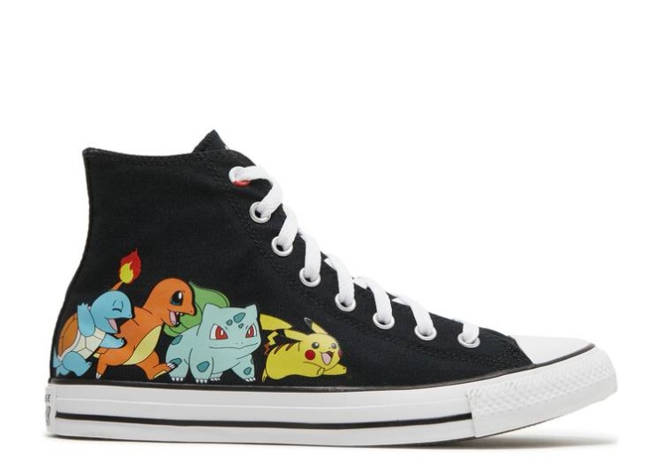 Converse Pokemon X Chuck Taylor All Star High - First Partners Black/White/Multi