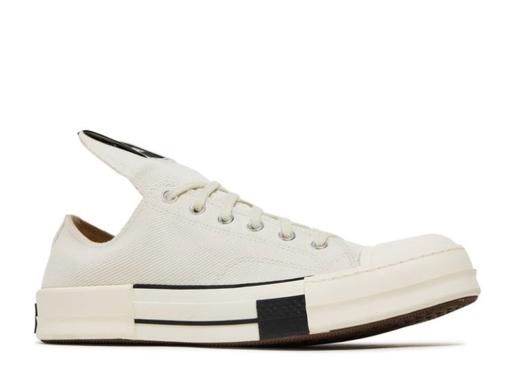 Converse Rick Owens X Drkshdw Drkstar Chuck 70 Low - Egret