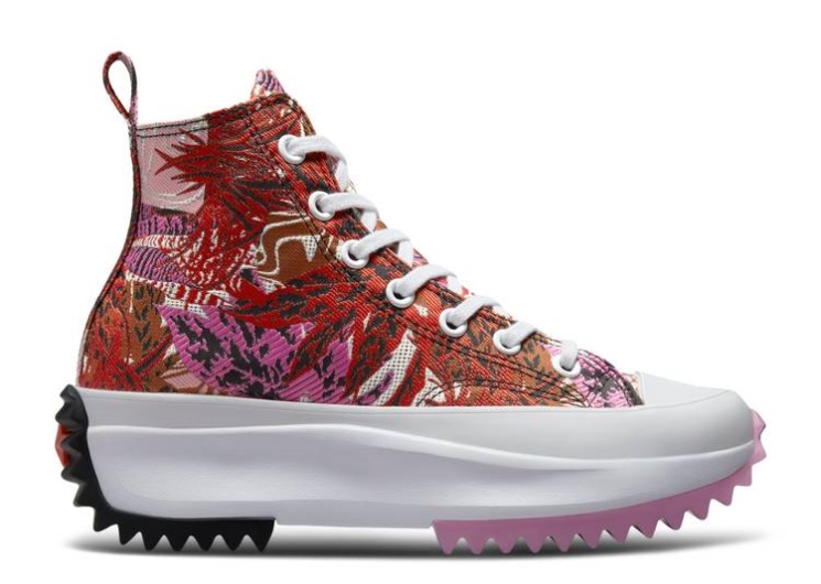 Converse Run Star Hike Platform High - Tropical Florals