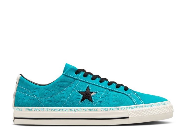 Converse Sean Pablo X One Star Pro Low - Paradise Rapid Teal/Black/Egret