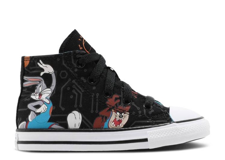 Converse Space Jam X Chuck Taylor All Star High Td - Tune Squad Black/Multi/While