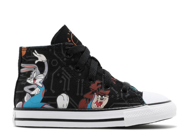 Converse Space Jam X Chuck Taylor All Star High Td - Tune Squad Black/White/Multi