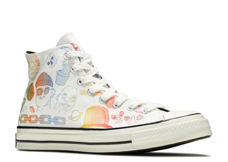 Converse Tyler The Creator X Foot Locker X Chuck 70 - Artist Series White/Multicolor