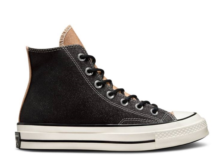 Converse Wmns Chuck 70 High - Icy Shine Black/Gold/Egret