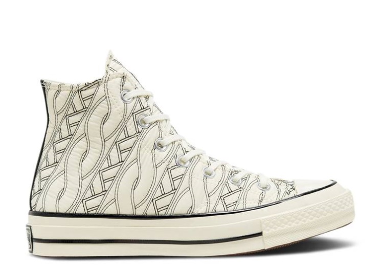 Converse Wmns Chuck 70 High - Runway Cable Egret/Black/Egret