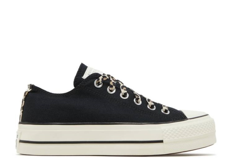 Converse Wmns Chuck Taylor All Platform Low - Black Leopard