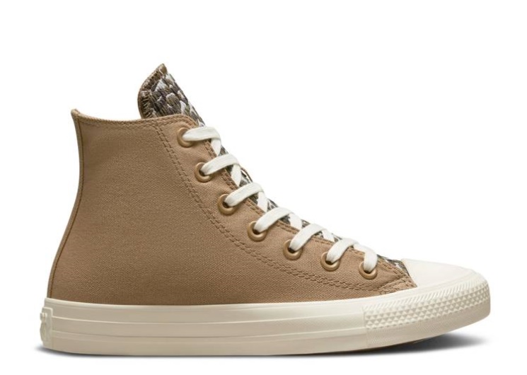 Converse Wmns Chuck Taylor All Star High - Jacquard Camo Sanddune/Egret/Dark Raisin