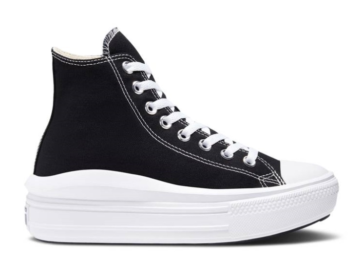 Converse Wmns Chuck Taylor All Star High Move - Black White