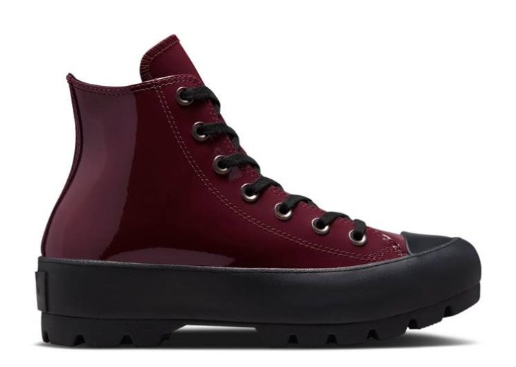 Converse Wmns Chuck Taylor All Star High Surface Fusion Lugged - Deep Bordeaux