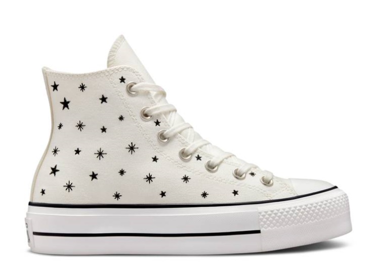 Converse Wmns Chuck Taylor All Star Lift Platform High - Embroidered Stars