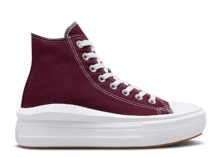 Converse Wmns Chuck Taylor All Star Move Platform High - Dark Beetroot