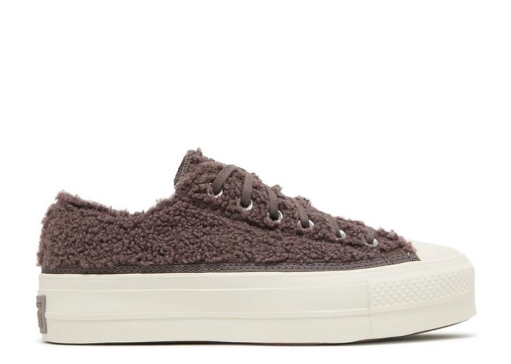 Converse Wmns Chuck Taylor All Star Platform Low - Cozy Sherpa