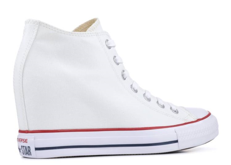 Converse Wmns Chuck Taylor Lux Wedge Mid - White