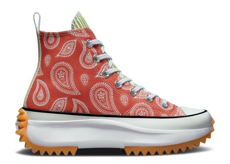 Converse Wmns Run Star Hike Platform High - Floral  Paisley