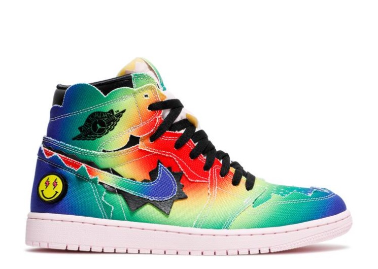 J Balvin X Air Jordan 1 Retro Og High - Colores Y Vibras