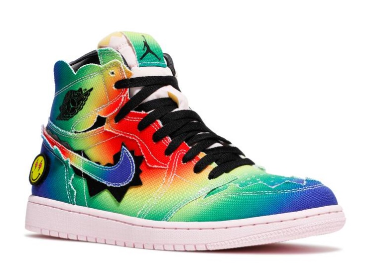J Balvin X Air Jordan 1 Retro Og High - Colores Y Vibras