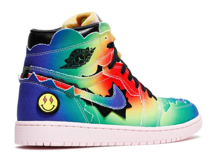 J Balvin X Air Jordan 1 Retro Og High - Colores Y Vibras