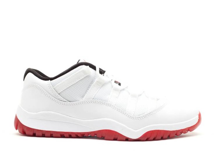Jordan 11 Retro Low Ps - White Varsity Red