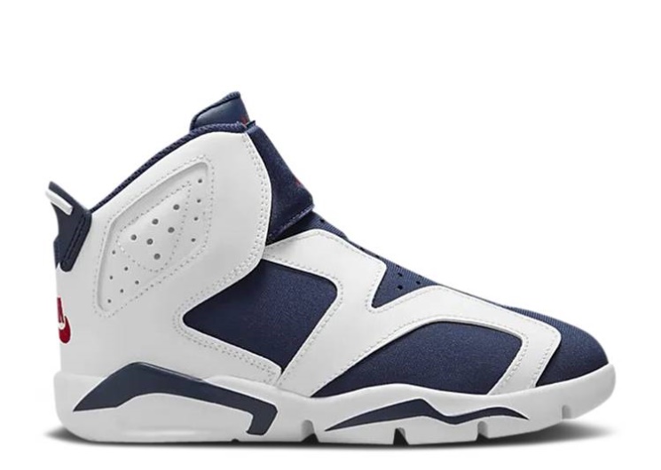 Jordan 6 Retro Little Flex Ps - White Midnight Navy