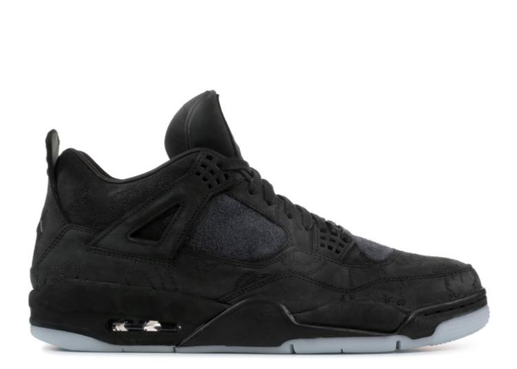 Kaws X Air Jordan 4 Retro - Black