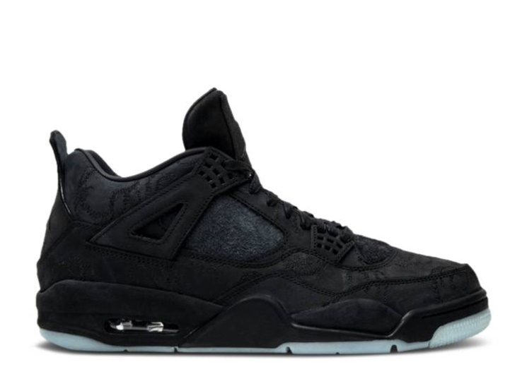 Kaws X Air Jordan 4 Retro - Black Sample