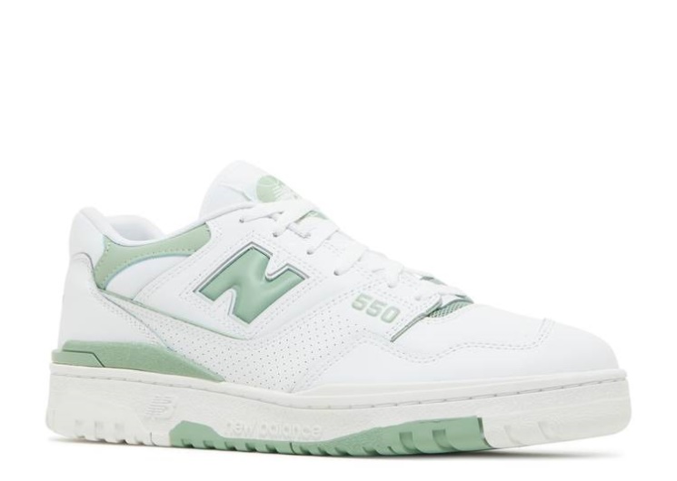 New Balance 550 - White Mint Green