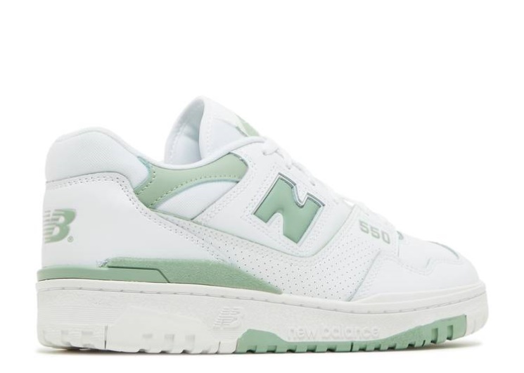 New Balance 550 - White Mint Green