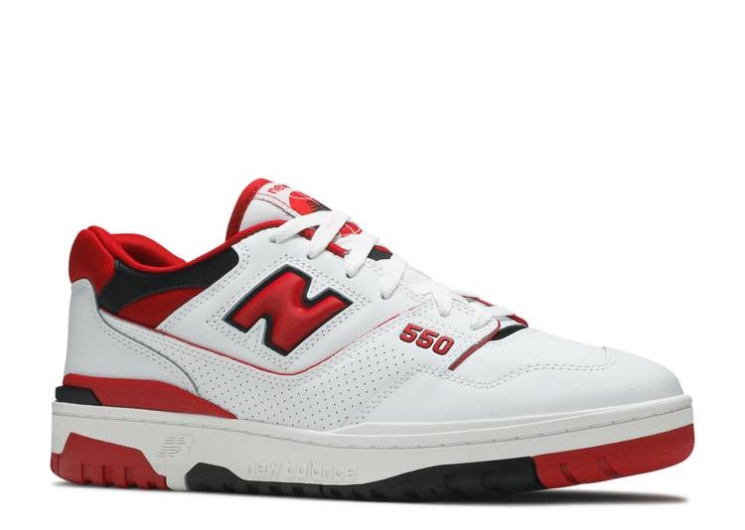 New Balance 550 - White Team Red