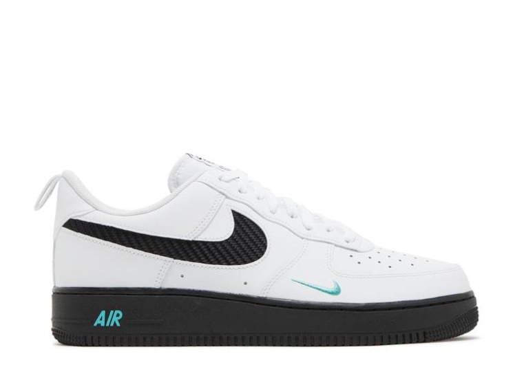 Nike Air Force 1 07 - White Black Teal