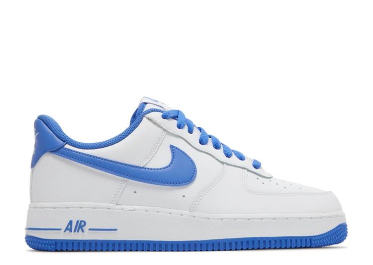 Nike Air Force 1 07 - White Medium Blue